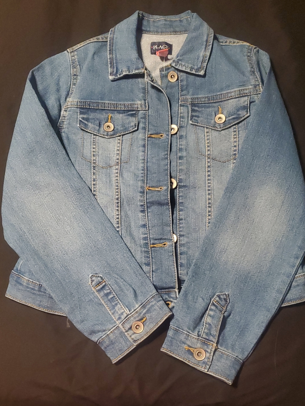 The Children's Place Light Wash Denim Jacket - Blue